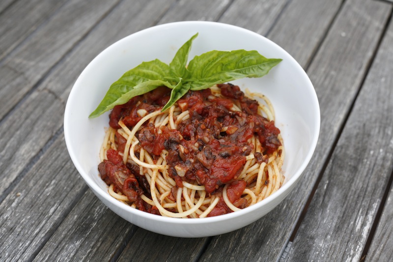 Mushroom Bolognese