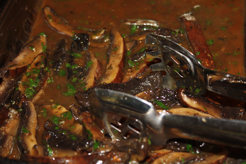 Roasted Portobello in Red Wine Sauce