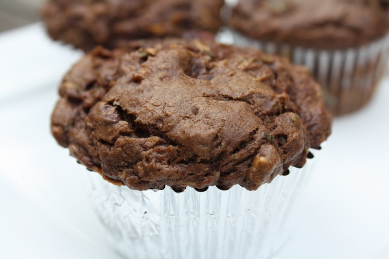 Chocolate Zucchini Muffins
