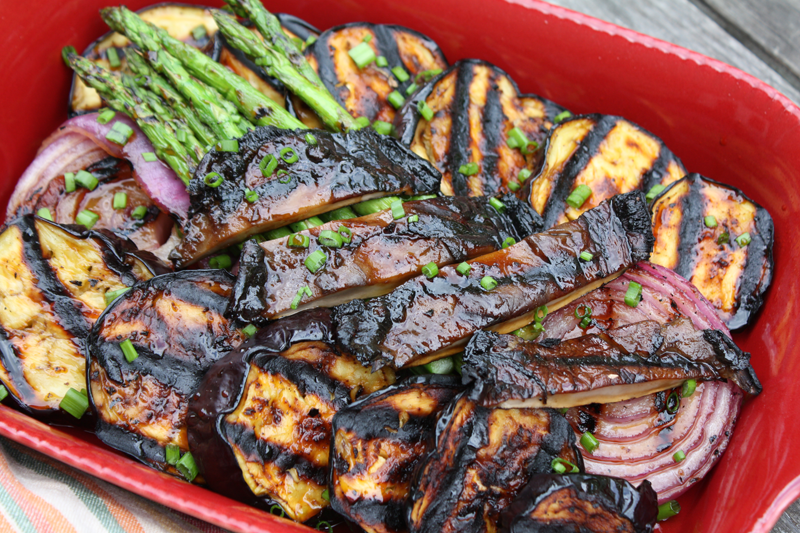 Asian Flavored Grilled Vegetables