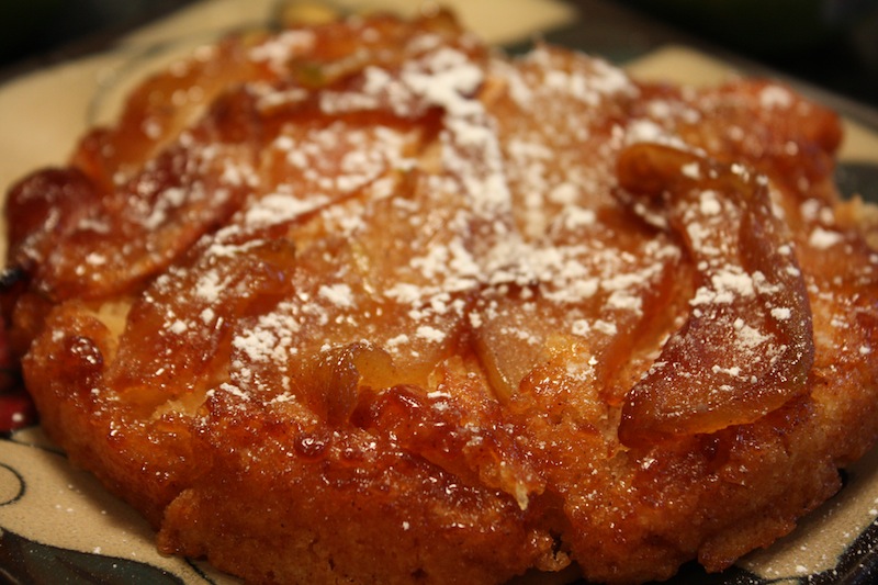 Upside Down Apple Pancake